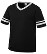 Augusta Sportswear Youth Sleeve Stripe Jersey 361 BLACK/WHITE S