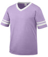 Augusta Sportswear Youth Sleeve Stripe Jersey 361 LIGHT LAVENDER/WHITE S