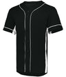 Augusta Sportswear Youth Slugger Jersey 1661 BLACK/WHITE S