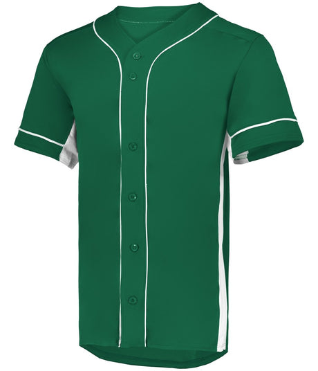 Augusta Sportswear Youth Slugger Jersey 1661 DARK GREEN/WHITE S