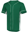 Augusta Sportswear Youth Slugger Jersey 1661 DARK GREEN/WHITE S
