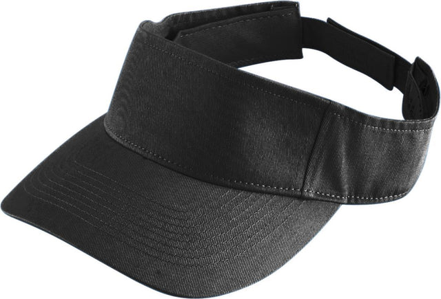 Augusta Sportswear Youth Sport Twill Visor 6226 BLACK OS