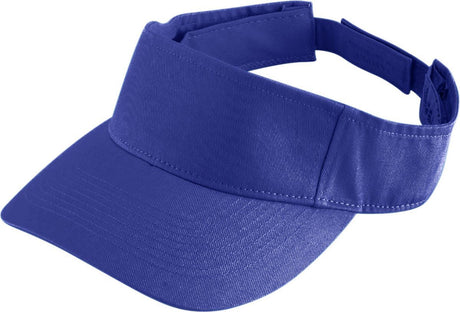 Augusta Sportswear Youth Sport Twill Visor 6226 PURPLE OS