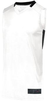Augusta Sportswear Youth Step - Back Basketball Jersey 1731 WHITE/BLACK S