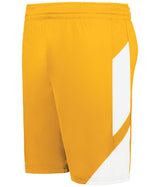 Augusta Sportswear Youth Step - Back Modern Fit Basketball Shorts 1737 GOLD/WHITE S