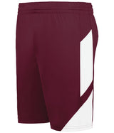 Augusta Sportswear Youth Step - Back Modern Fit Basketball Shorts 1737 MAROON/WHITE S
