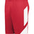 Augusta Sportswear Youth Step - Back Modern Fit Basketball Shorts 1737 RED/WHITE S