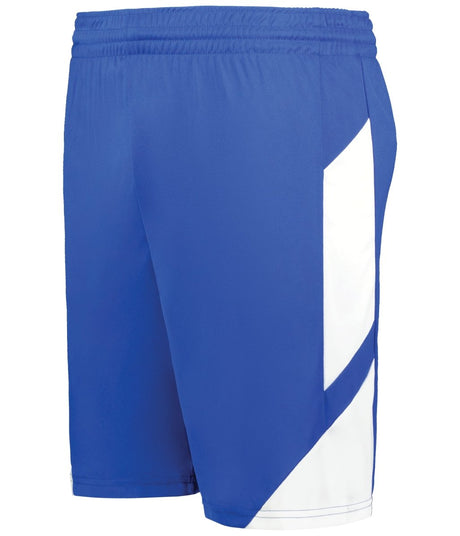 Augusta Sportswear Youth Step - Back Modern Fit Basketball Shorts 1737 ROYAL/WHITE S