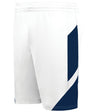 Augusta Sportswear Youth Step - Back Modern Fit Basketball Shorts 1737 WHITE/NAVY S