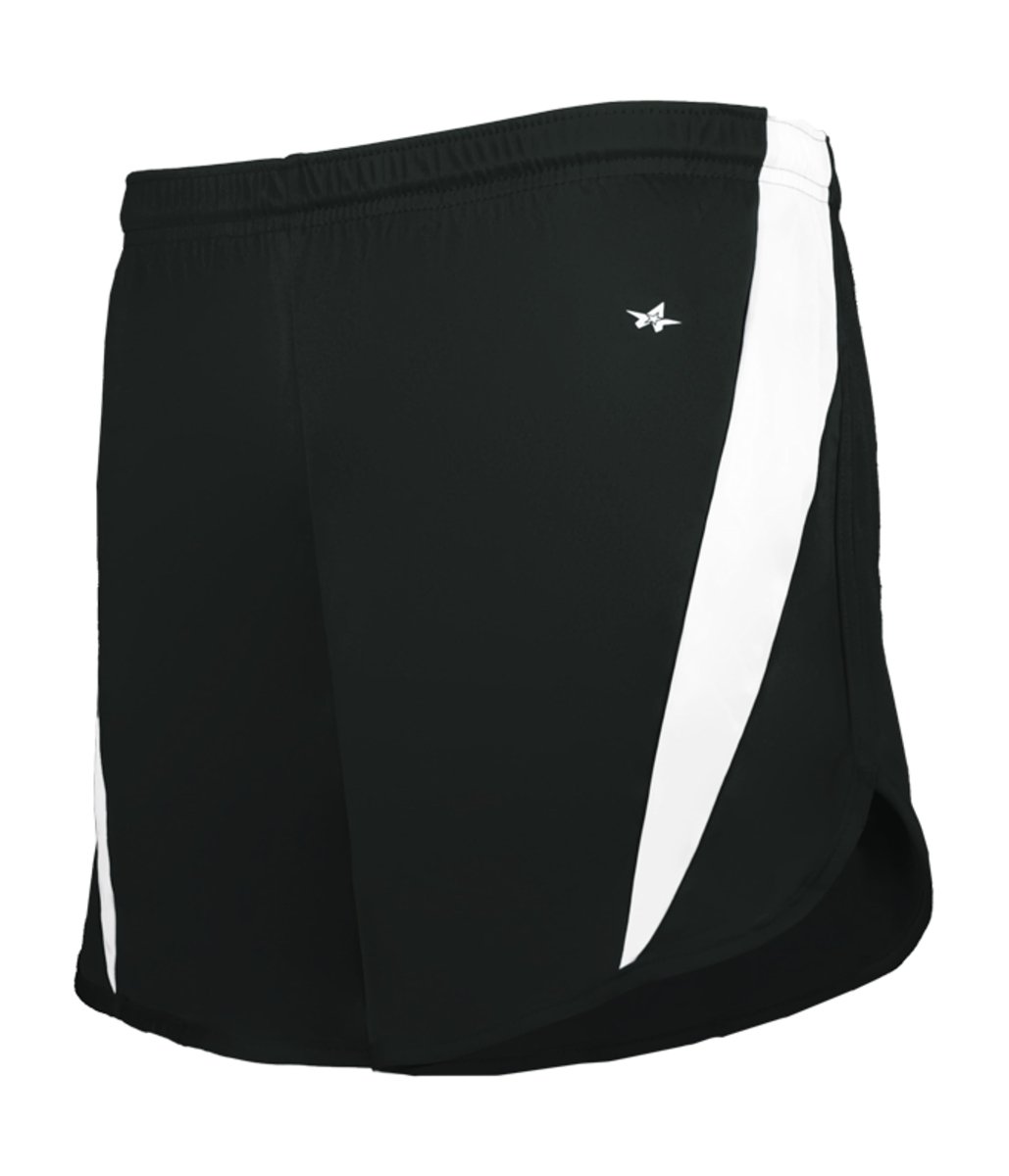 Augusta Sportswear YOUTH STRIDE SHORT 227300 BLACK/WHITE (BA) S