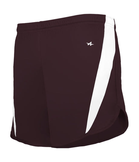 Augusta Sportswear YOUTH STRIDE SHORT 227300 MAROON/WHITE (BA) S