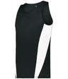 Augusta Sportswear YOUTH STRIDE SINGLET 266700 BLACK/WHITE (BA) S