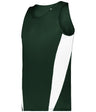 Augusta Sportswear YOUTH STRIDE SINGLET 266700 FOREST/WHITE (BA) S