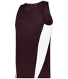 Augusta Sportswear YOUTH STRIDE SINGLET 266700 MAROON/WHITE (BA) S