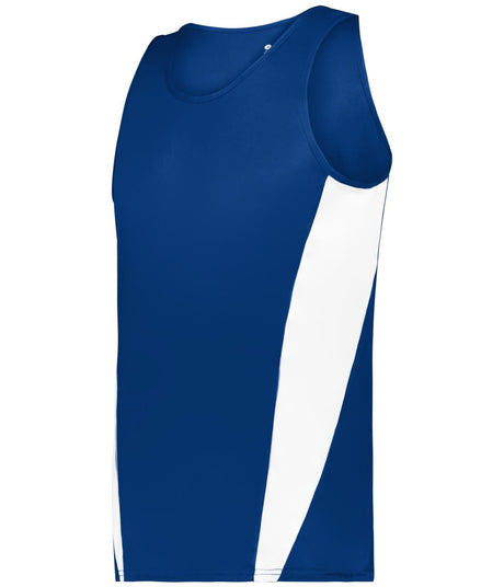Augusta Sportswear YOUTH STRIDE SINGLET 266700 ROYAL/WHITE (BA) S