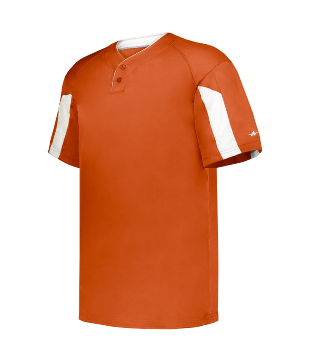 Augusta Sportswear YOUTH STRIKER BASEBALL JERSEY 297600 BT. ORANGE/WHITE (BA) S