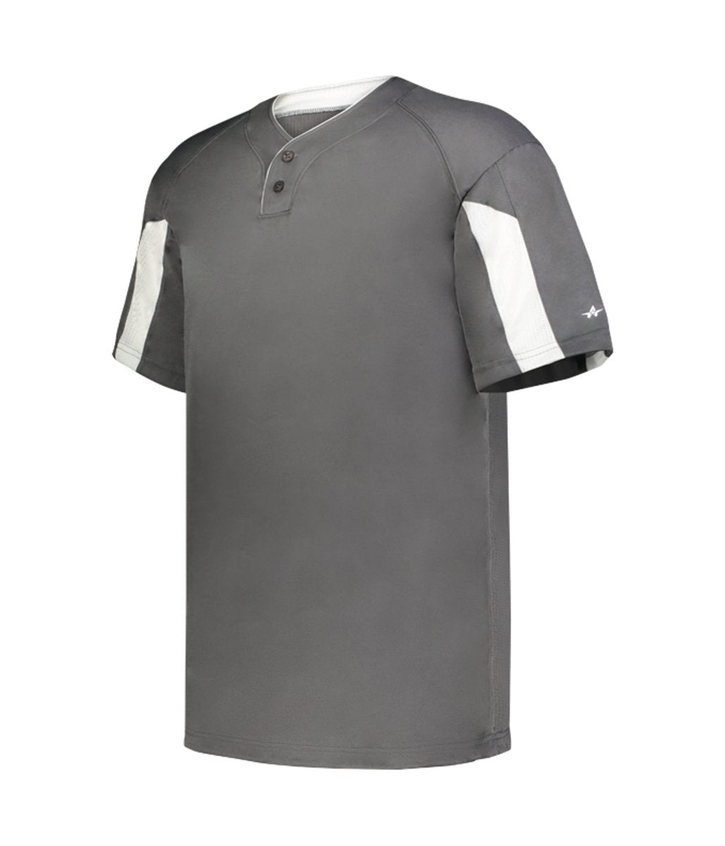 Augusta Sportswear YOUTH STRIKER BASEBALL JERSEY 297600 GRAPHITE/WHITE (BA) S
