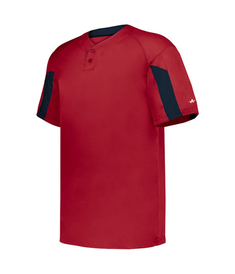 Augusta Sportswear YOUTH STRIKER BASEBALL JERSEY 297600 RED/NAVY (BA) S