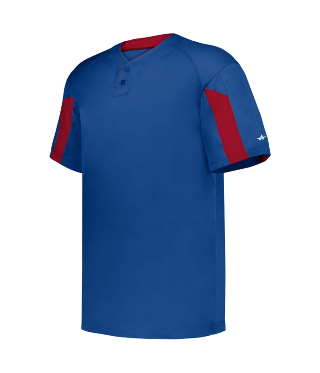 Augusta Sportswear YOUTH STRIKER BASEBALL JERSEY 297600 ROYAL/RED (BA) S