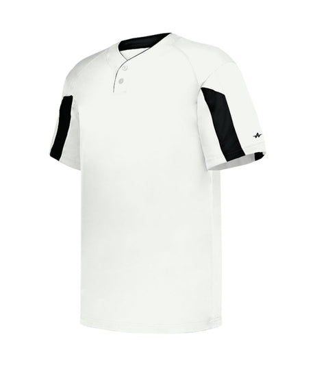 Augusta Sportswear YOUTH STRIKER BASEBALL JERSEY 297600 WHITE/BLACK (BA) S