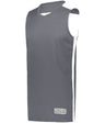 Augusta Sportswear Youth Swish Reversible Basketball Jersey 6928 GRAPHITE/WHITE S