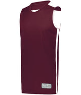 Augusta Sportswear Youth Swish Reversible Basketball Jersey 6928 MAROON/WHITE S