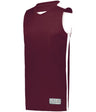 Augusta Sportswear Youth Swish Reversible Basketball Jersey 6928 MAROON/WHITE S