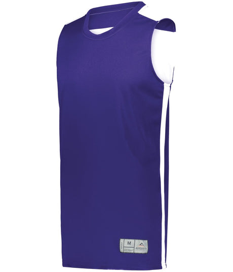 Augusta Sportswear Youth Swish Reversible Basketball Jersey 6928 PURPLE/WHITE S