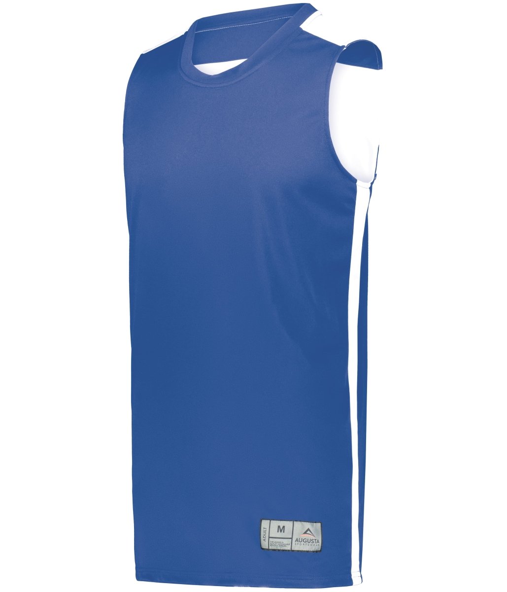 Augusta Sportswear Youth Swish Reversible Basketball Jersey 6928 ROYAL/WHITE S