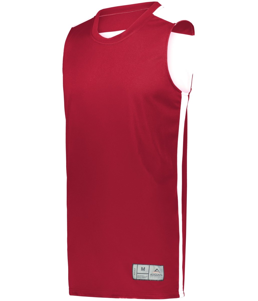Augusta Sportswear Youth Swish Reversible Basketball Jersey 6928 SCARLET/WHITE S