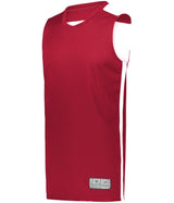 Augusta Sportswear Youth Swish Reversible Basketball Jersey 6928 SCARLET/WHITE S