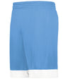 Augusta Sportswear Youth Swish Reversible Basketball Shorts 6930 COLUMBIA BLUE/WHITE S