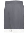 Augusta Sportswear Youth Swish Reversible Basketball Shorts 6930 GRAPHITE/WHITE S