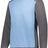 Augusta Sportswear Youth Three - Season Fleece Pullover Hoodie 6866 COLUMBIA BLUE/CARBON HEATHER M