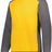 Augusta Sportswear Youth Three - Season Fleece Pullover Hoodie 6866 GOLD/CARBON HEATHER S