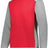 Augusta Sportswear Youth Three - Season Fleece Pullover Hoodie 6866 SCARLET/GREY HEATHER M