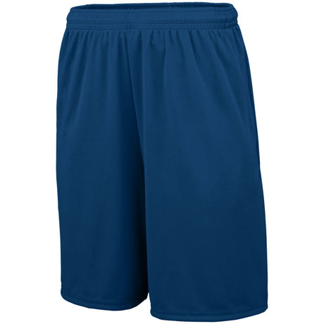 Augusta Sportswear Youth Training Shorts With Pockets 1429 NAVY S