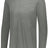 Augusta Sportswear Youth Tri - Blend Long Sleeve Tee 3076 GREY HEATHER S