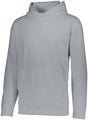 Augusta Sportswear Youth Wicking Fleece Hoodie 5506 ATHLETIC GREY S