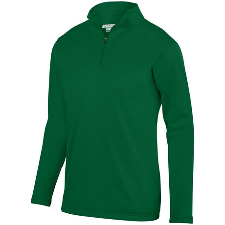 Augusta Sportswear Youth Wicking Fleece Pullover 5508 DARK GREEN S