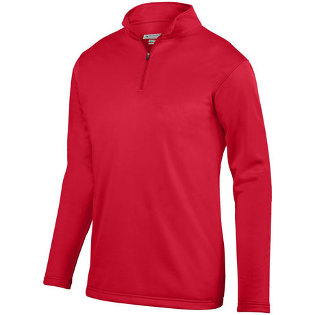 Augusta Sportswear Youth Wicking Fleece Pullover 5508 RED S