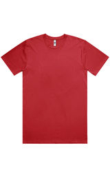 Royal Apparel B1001 Basic Supply Co. Unisex Short Sleeve 4.4 Jersey Tee - Red