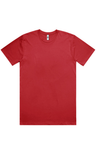 Royal Apparel B1001 Basic Supply Co. Unisex Short Sleeve 4.4 Jersey Tee - Red