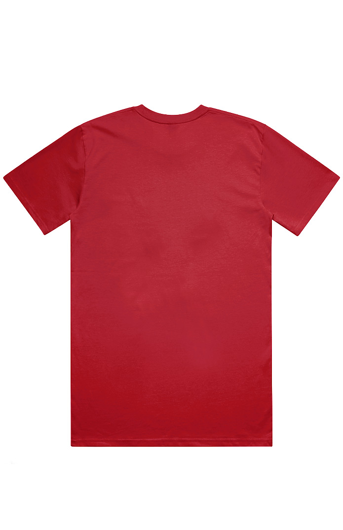 Royal Apparel B1001 Basic Supply Co. Unisex Short Sleeve 4.4 Jersey Tee - Red