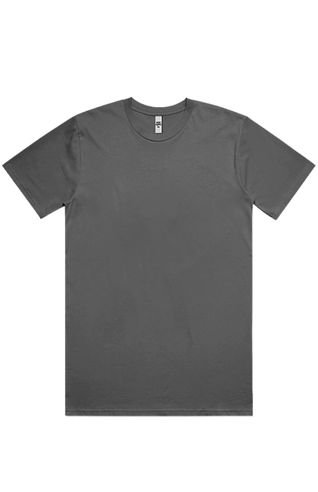 Royal Apparel B1015 Basic Supply Co. Unisex Short Sleeve 4.4 Jersey Tee - Asphalt