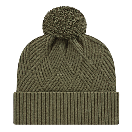 Cap America iK8554 Premium Diagonal Weave Knit Cap with Cuff