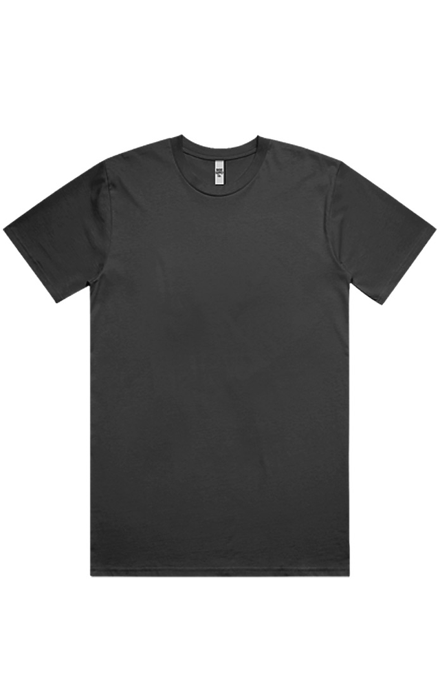 Royal Apparel B2001 Basic Supply Co. Unisex Short Sleeve 4.4 oz Blend Jersey Tee - Black
