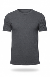 Royal Apparel B2001 Basic Supply Co. Unisex Short Sleeve 4.4 oz Blend Jersey Tee - Heather Dark Grey
