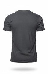 Royal Apparel B2001 Basic Supply Co. Unisex Short Sleeve 4.4 oz Blend Jersey Tee - Heather Dark Grey