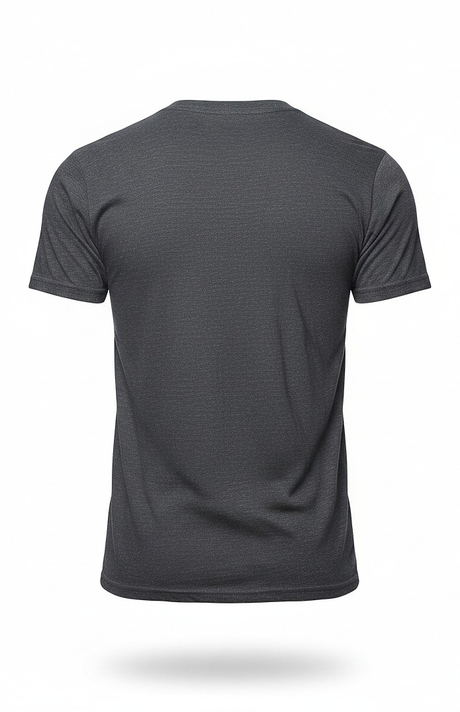Royal Apparel B2001 Basic Supply Co. Unisex Short Sleeve 4.4 oz Blend Jersey Tee - Heather Dark Grey